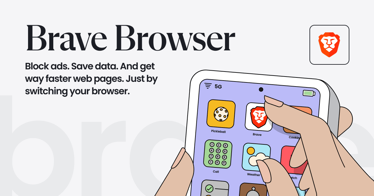 Brave screenshot