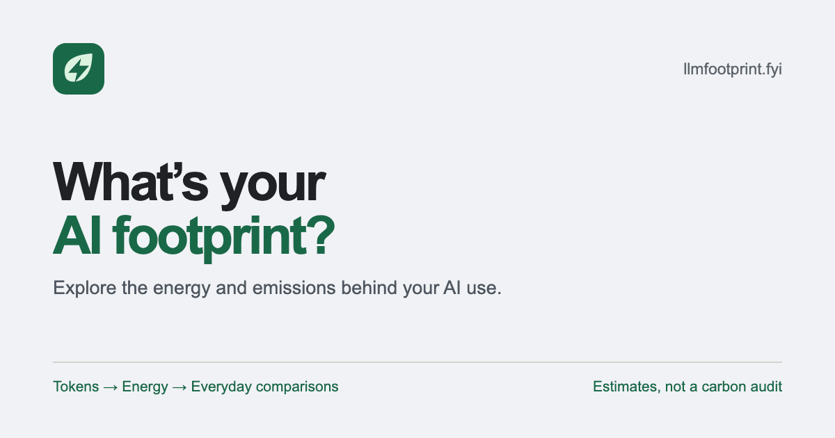 LLM Footprint screenshot