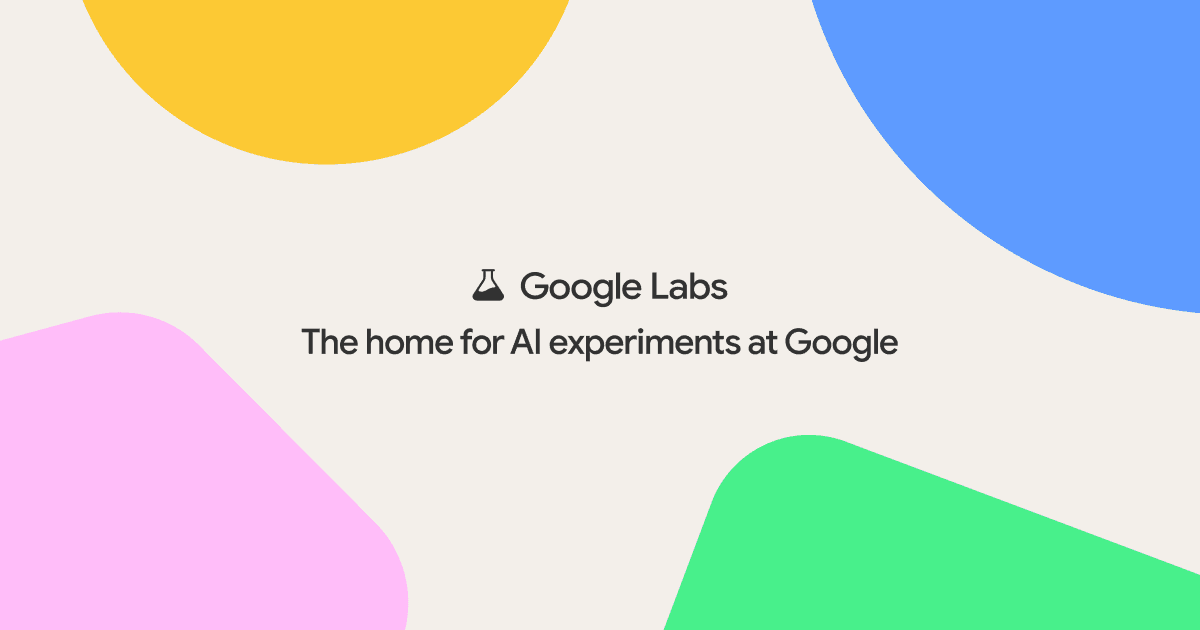 Google Labs screenshot