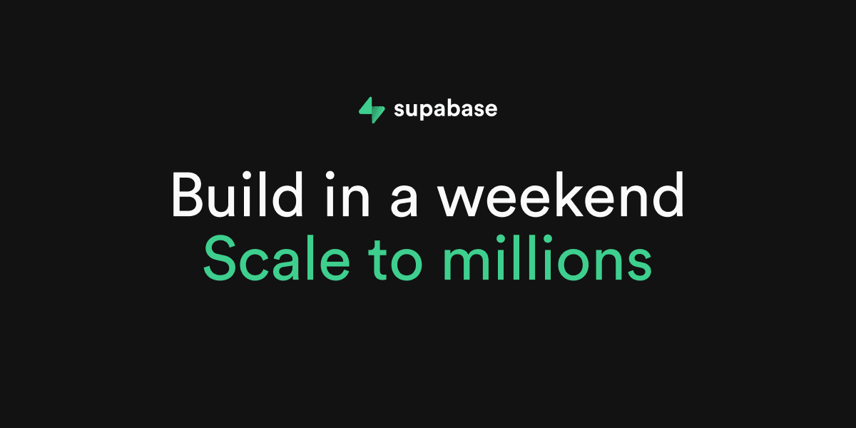 Supabase screenshot